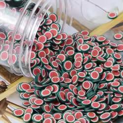 Craft Factory Sale 5mm Resin Polymer Clay Fruit Slices DIY Accessories for Nail Art Decoration Use As Souvenir Style Artificial