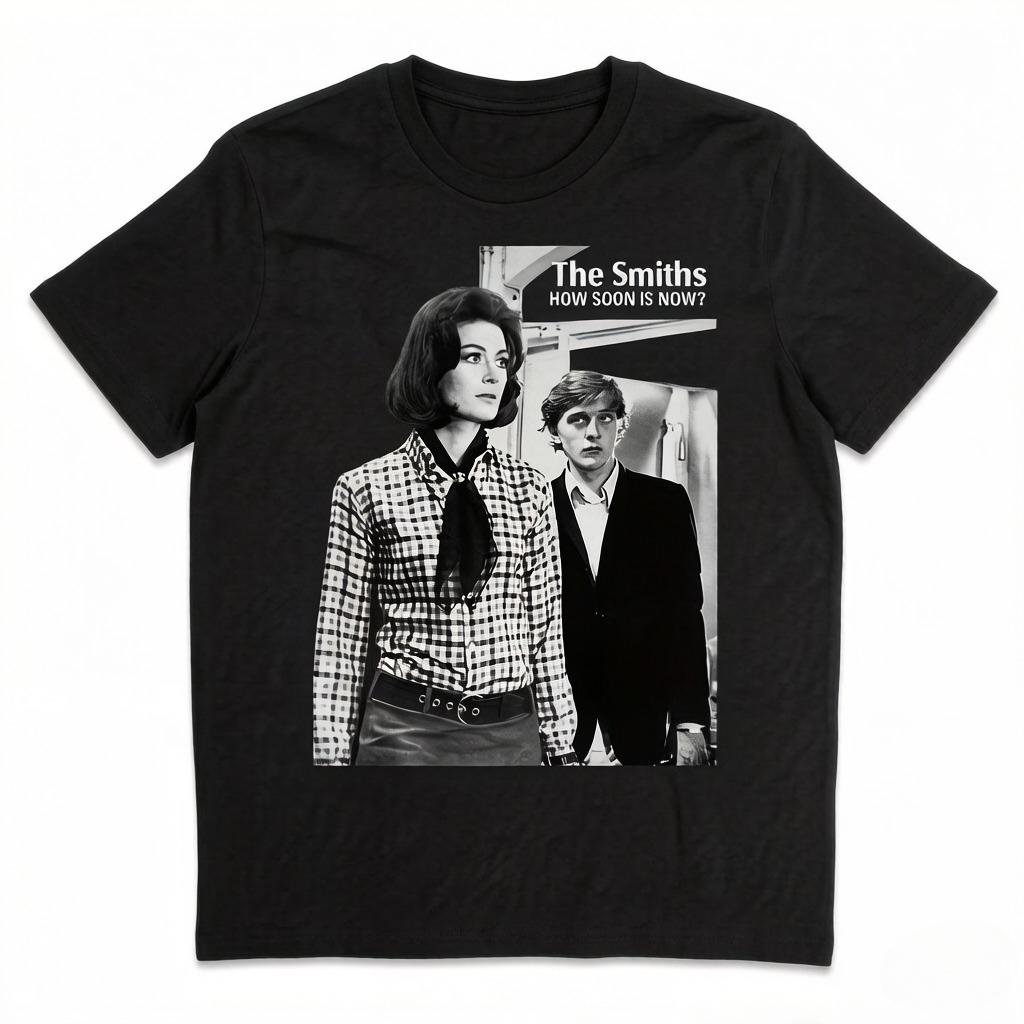 

Летняя УнисексS Винтажная Футболка 1992 года С Текстом Песни The Smiths How Soon Is Now Официальная Графическая Футболка Группы Унисексs Футболки S
