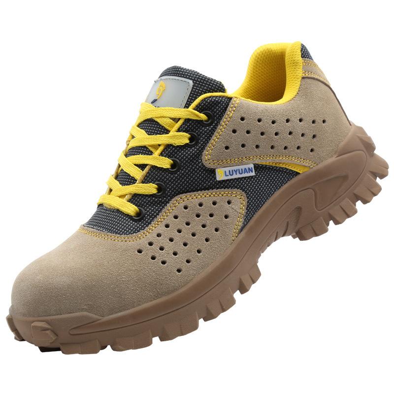 Labor Insurance Shoes Men's Steel Head Anti-smashing, Anti-piercing and Anti-skid Welder Shoes