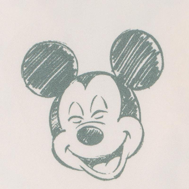 Daiso Disney Mickey Friends Kids HoMewear Top Green M