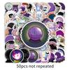 50 Crystal Balls Graffiti Personality Dark Witch Creative Decoration Mobile Case Suitcase Stickers Waterproof