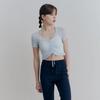 HuiT Frill DeTail T shirT hTwTs3j21T