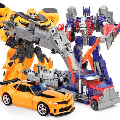 Children's Transformation 5 Toys Bumblebee Dinosaur Model Boy Hand 6 Car Robot King Kong Hand Model Play