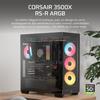 PC-Gehäuse - CORSAIR - 3500X RSR ARGB Tempered Glass Mid-Tower - 3 ARGB-Lüfter mit umgekehrtem Rotor - Schwarz