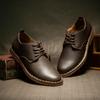 Classic Men Shoes Brand Men Genuine Leather Shoes Lace Up Suit Shoe Men's Office Business Shoe Commuting Leisure Shoes Men