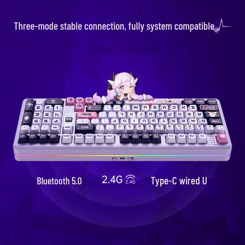 Colorful Hidden Princess Series Customizable Keyboards