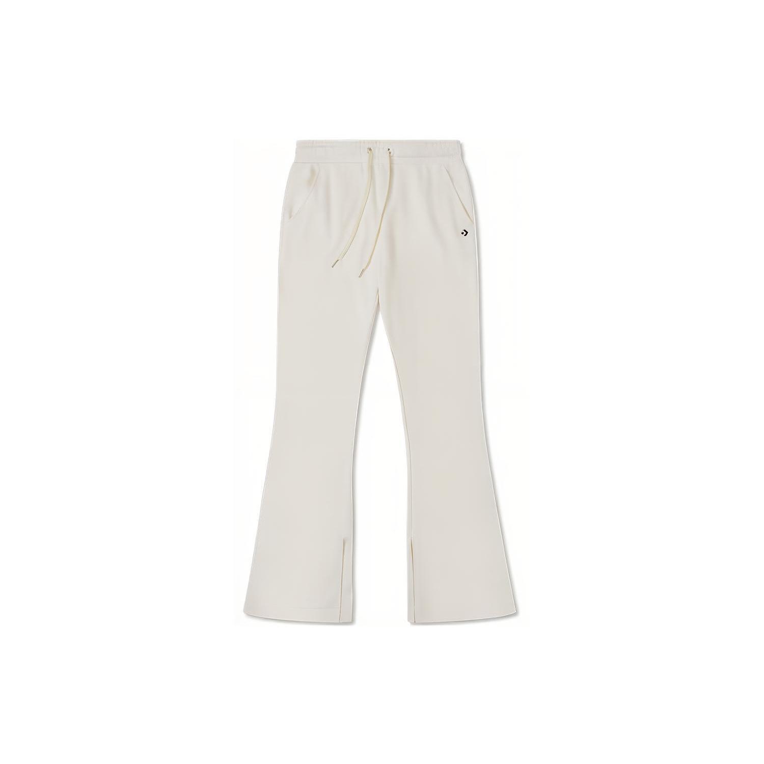 (WMNS) Converse Drawstring Flare Sweatpants Asia Sizing White Women s 10026914-A01 L