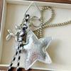 Portable Star Keyring Decoration for Bags Craft Of Sturdy PU Materials With Secure Fastener