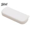 Stationery Organizer Large Capacity Pencil Case with Compartments Macaron Color Plastic Storage Compartment