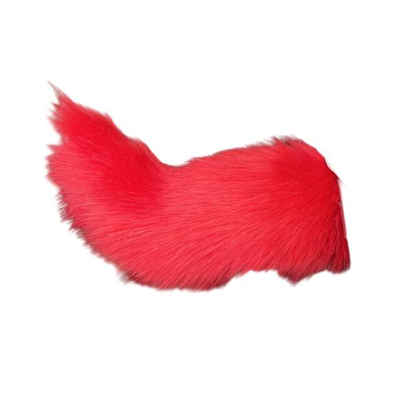 Faux Fur Electric Wagging Tail for Car, Remote Control Moving Tail Decoration, Rechargeable Detachable Auto Accessory for Anime Cosplay