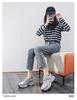 Women's Korean-Style Height-Increasing Sports Sneakers - Thick Sole, Breathable Casual Running Shoes for Spring/Autumn (X23)
