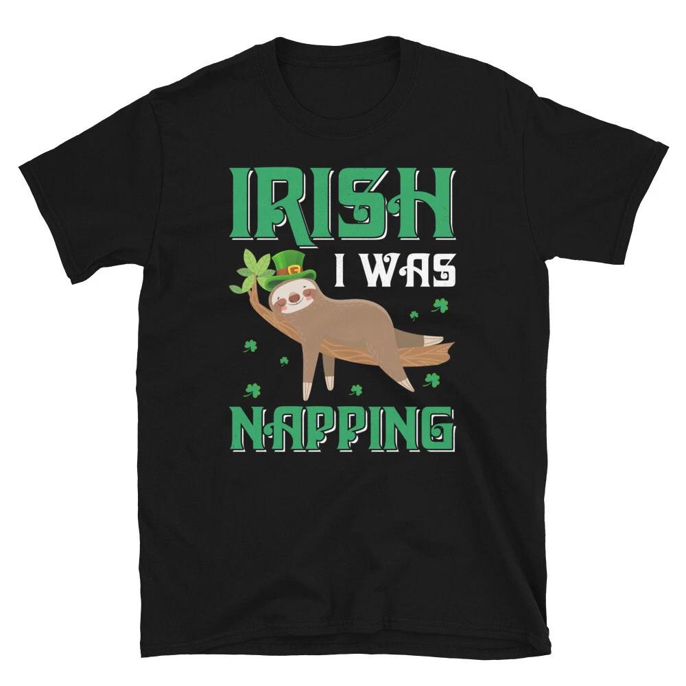 IRISH I was Nappiing Ireland Irish Proud T-Shirt L