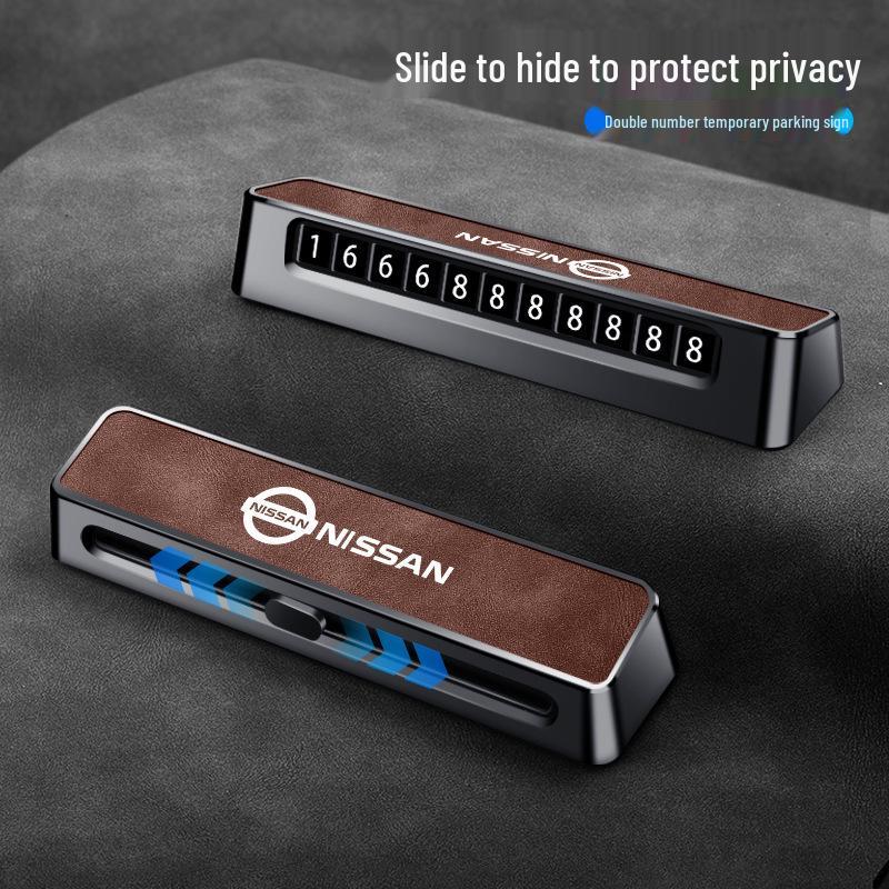 Temporary Parking Number Plate for Nissan: Teana, Sylphy, Patrol, Kicks, X-Trail.