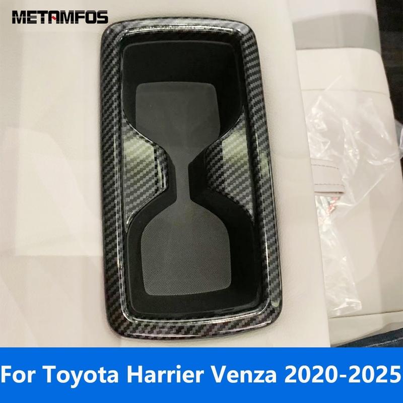

Декоративная накладка на панель подстаканника заднего сиденья Для Toyota Harrier Venza - 2024 2025 Карбоновое волокно Аксессуары для интерьера Стайлинг автомобиля