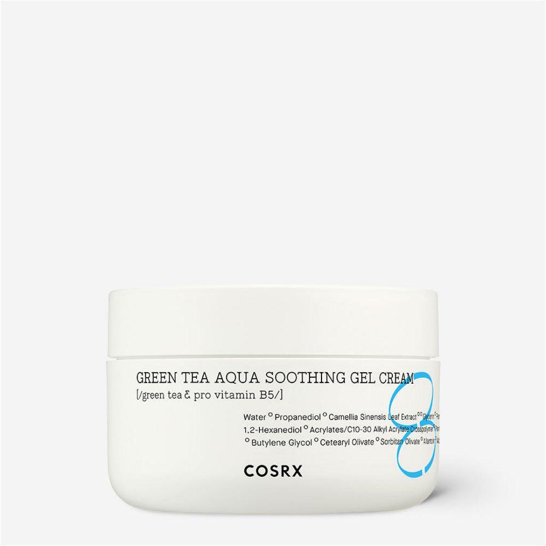COSRX Hydrium Green Tea Aqua Soothing Gel Cream Lightweight Hydrating Moisturizer 50ml 1 Pack (50ml)