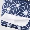 Astro Cosmetic Navy Japanese Hemp Leaf Tissue Small Item Pouch, Blue, Pattern, Case, Case, Compact, 880-12