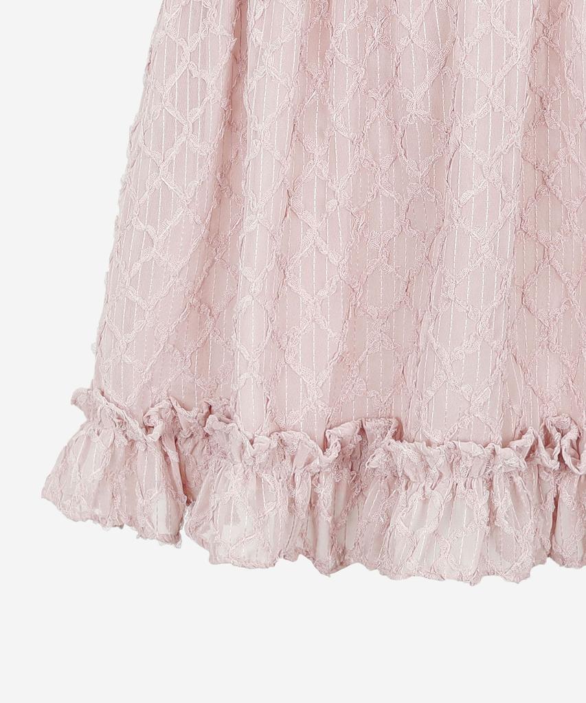 NEWALRIN Tutu Frill Lace Sleeveless Dress(3Colors)