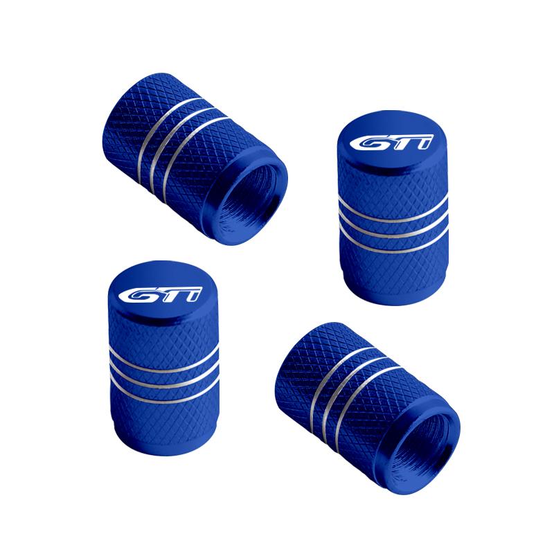 For VW VOLKSWAGEN 2026 New For Peugeot GTI Emblem 106 107 206 207 208 301 307 408 508 3008 Badge Car Wheel Tire Valve Caps Tyre