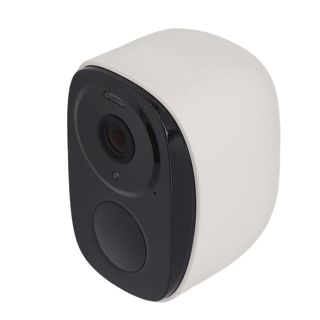 2 Sets Wireless Outdoor Camera 2K WiFi Home Security Camera 5200mAh Battery AI Motion Detection Alarm Card and Cloud