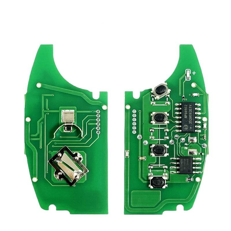 CN020079 Aftermarket Flip Remote Fob 4 Button Key Control 434Mhz FCC 95430-3S400 / 95430-3S401 For Hyundai Sonata 2011+