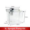 CNC Machine Tool Pneumatic Sprayer Water Pipe Oil Pump Lubrication System Low Pressure Water Spray Transparent 3L Oil Tank