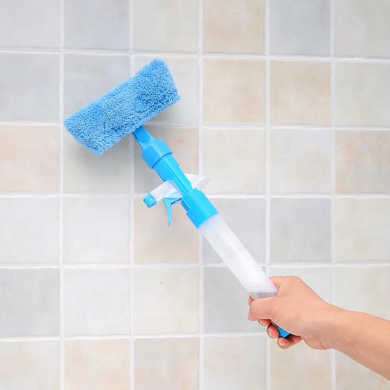 Multifunctional Double-sided Velvet Window Cleaner with Water Spray Cleaning Glass Wiper
