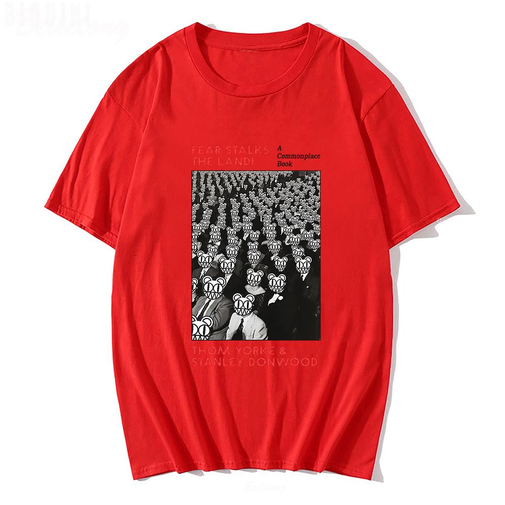 

Radiohead T Shirt Unisex 100 Cotton Tshirt for Kid Rock Boy Hip Hop Tops 2022 Summer Tees Women Tops Camisetas Hombre Punk ONeck S