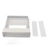 Under Desk Storage Box Large Capacity Plastic Adhesive Concealed Shelf Drawer Organizer for Phones