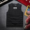 Colete Masculino de Algodão Grosso e Quente para Outono e Inverno: Moda de Roupa Interior e Exterior com Capa de Ombro