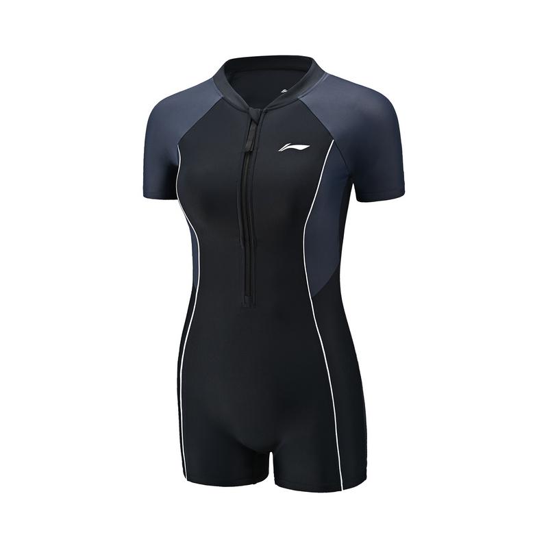 Li Ning One piece Swimsuit Women s Black ASLT064-1 M