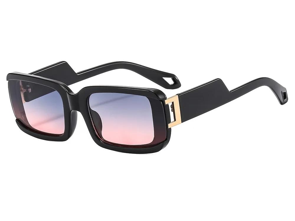 Latest High Quality Female Stylish Sun Eyewear Square Retro Sunglasses Male Retro Black Outdoor Travel Mirror Oculos De Sol