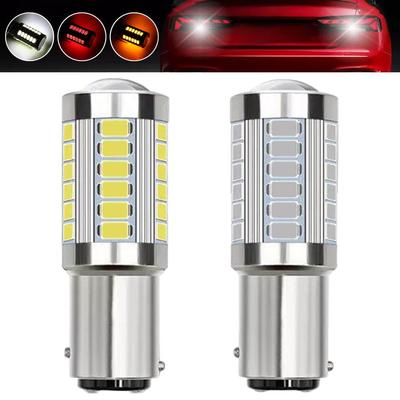 1 STÜCK PY21W P21/5W 1156 Ba15s 1157 Bay15d Für Auto Blinker 33SMD 12V Lampen LED Bremslicht Signal R W4L7