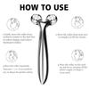3D Y-shaped Facial Massage Roller 360° Rotating Face Lifting Firming Face Slimming Remover Facial Massager Skin Care Tool