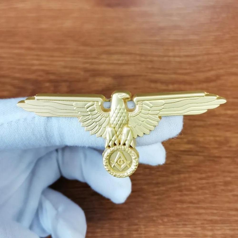 1 Stück Vintage Adler Tier Brosche Metall Vogel Abzeichen Kragen Anstecker Anzug Hemd Revers Anstecker Schmuck für Männer Zubehör Geschenke