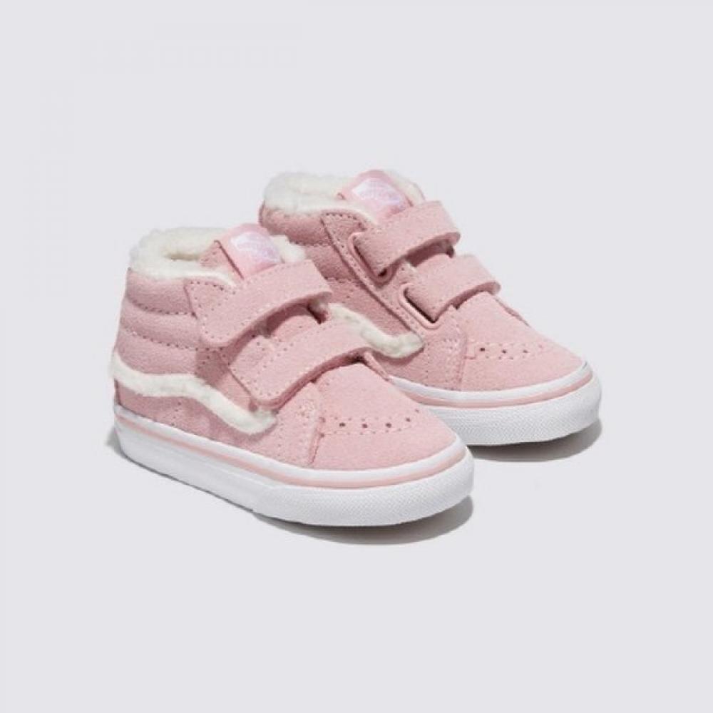 

VanS KidS Toddler Sherpa SkateS Mid ReiSSue V Vn000cq0pnk Pink S size/8.0(14cm)