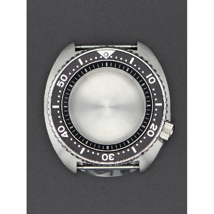 45mm Diving Watch Case 316L Stainless Steel For Turtle Abalone Seiko NH35 NH36 NH38 NH34 Movement 28.5mm Dial Sapphire 120clicks