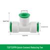 Quick Connect PPR Ball Valve PVC Elbow Tee, No Hot Melt, 4 Points/40 PE Water Pipe Fittings.