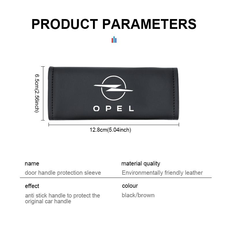cztnuk1 For Opel Car Door Inner Handle Protector Armrest Handle Decor Cover Corsa Astra H G J Insignia Vectra Zafira Meriva