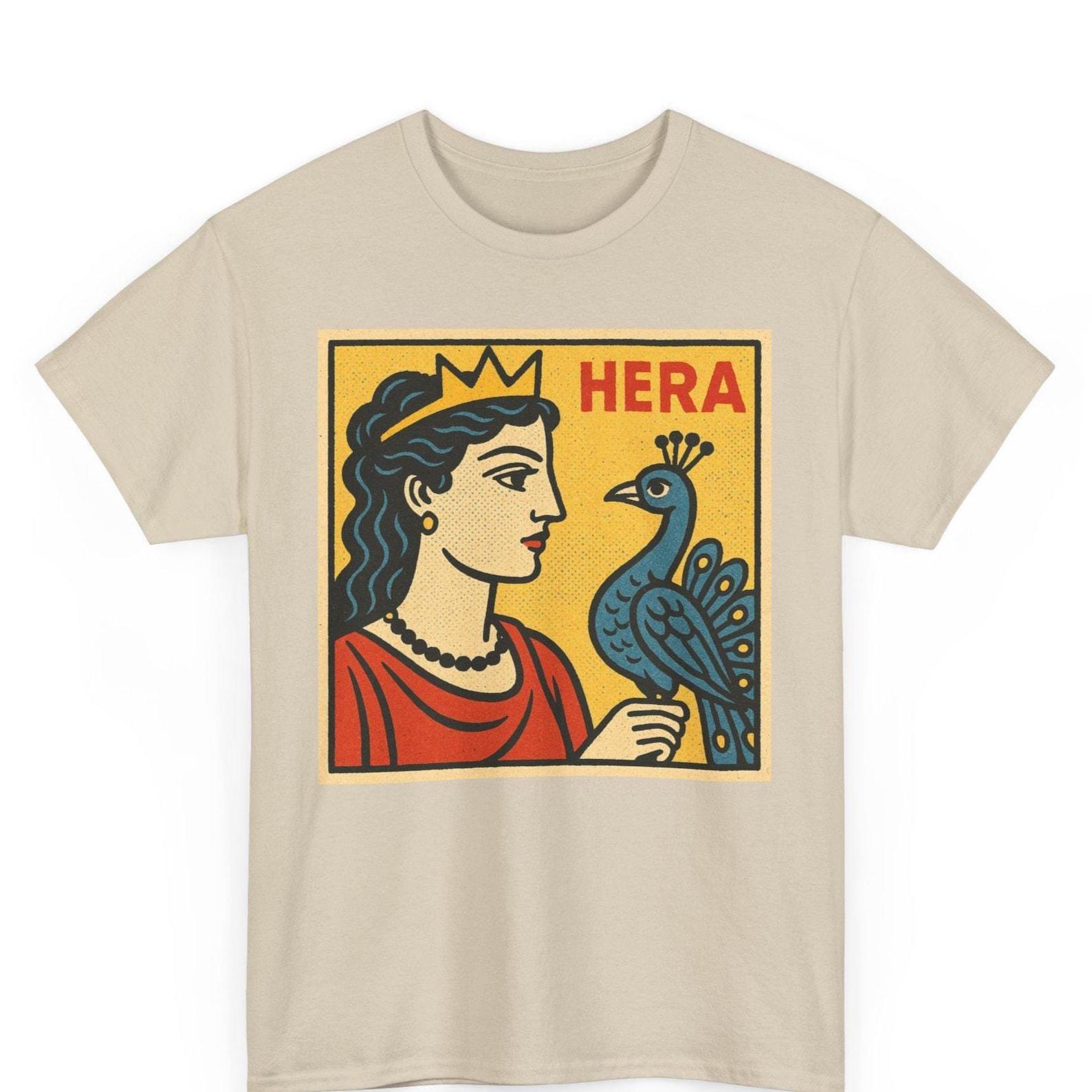Hera Comic T-Shirt: Greek Goddess Pop Art Graphic Tee 4XL
