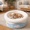 Thicken Plush Pet Nest Round Cat Sleeping Bag Universal Bathtub Cat Bed  for Cats and Dogs