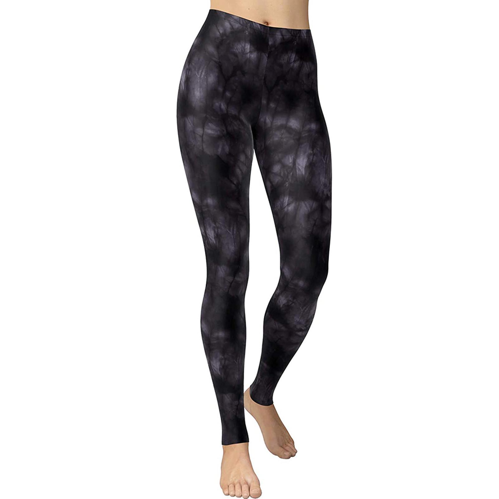 Women s Leopard Camouflage Printed Tight Stretch Sports Yoga Casual Pants XXL чёрный