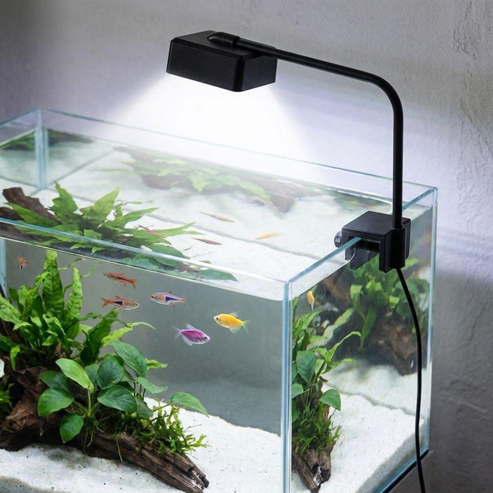 3 Color Modes Fish Tank Clip Lamp Waterproof Plant Grow Light LED Aquarium Light Marine Aquarium