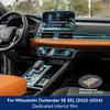 Pellicola Protettiva in TPU per Mitsubishi Outlander SE SEL 2022-2024 Interno Antigraffio Adesivo Trasparente