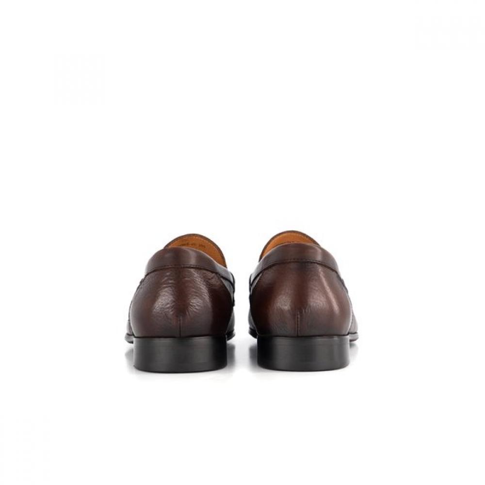 Daks Men S beSt Comfort Saffiano Penny loaferS Drm603ke20  Brown 