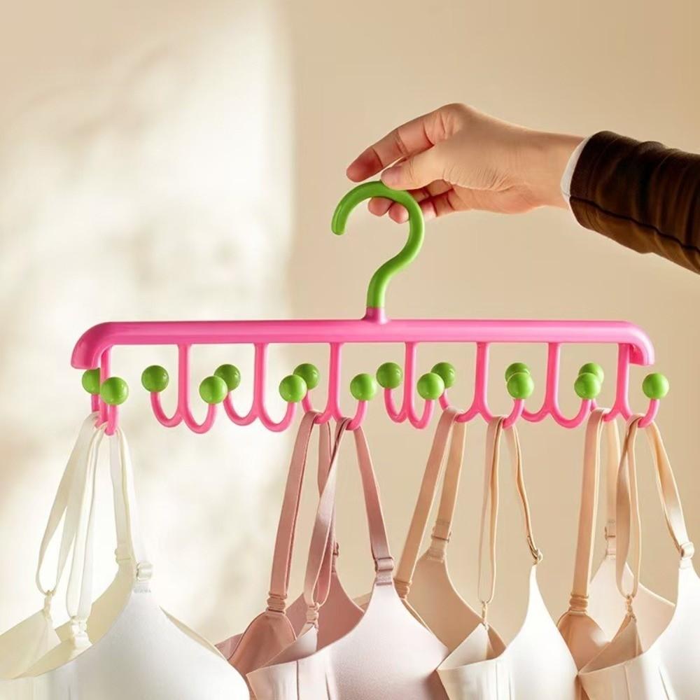 Dopamine Clothes Hanger Multifunctional Laundry Organizer Rack Rotating Hanger Home Balcony