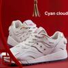 SAUCONY Shadow 6000 Retro Confortabil Piele Sintetică Durabil Joasă Casual Pantofi de Alergare Unisex sneaker Alb Platină S79020-1