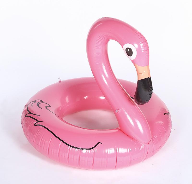 ALALEIMALL Flamingo Inflatable Pool Swimming Ring for Kids Adult Float Swim Pool Party Water Sports