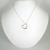 [Used] TIFFANY/Tiffany 925 Open Heart Pendant/Necklace/j97-4
