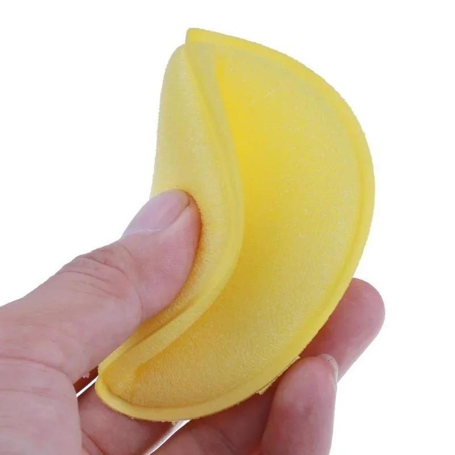 1 Set 12 Pcs Yellow Sponge Pad/Buffer For Car Detailing Care Wash Clean Car Vehicle Wax Polish Sponge Hand Soft Wax Wholesale