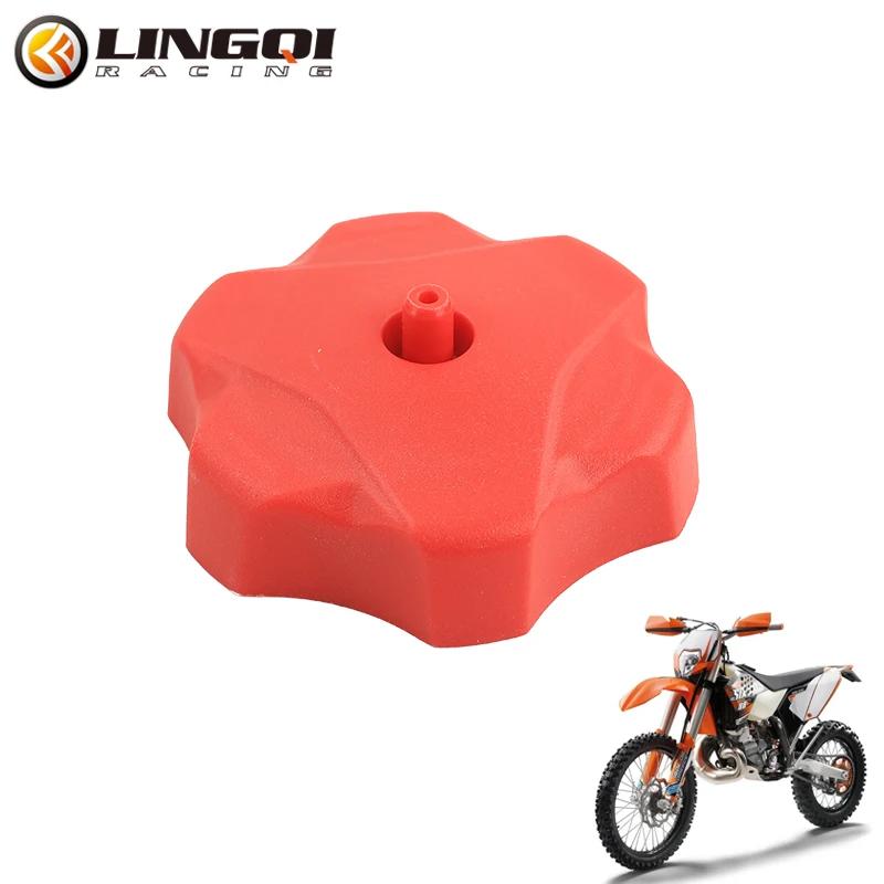 

LINGQI RACING Fuel Tank Cover Oil Filler Cap Plastic Gaskets Pad For Motocross ATV Dirt Bike Off Road Universal Accessories красный